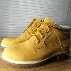 Timberland Nellie Chukka Nubuck Wheat Waterproof Boots Women’s Size 8.5